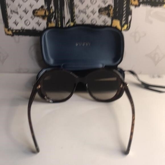New Authentic Gucci Brown Sunglasses GG0368s 002 - Picture 8 of 10